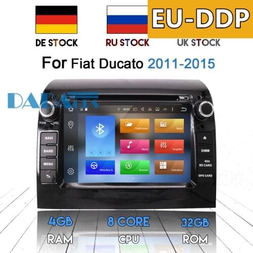 Android Car Radio DVD Player Vehicle GPS Navigation For FIAT DUCATO CITROEN Jumper for PEUGEOT Boxer 2011-2015 Unit Multimedia