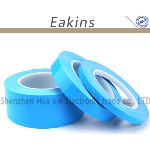 Free Shipping 10~50mmX20m High Quality Glass Fiber Thermal Double-sided Adhesive Tape Thermal Tape Chip Radiator Fixed Tape