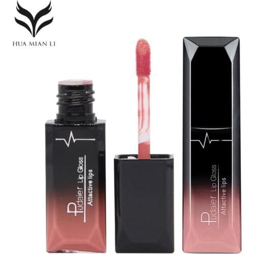 Lip Gloss Long Lasting Matte Liquid Lipsticks Waterproof Lip Gloss Metallic Pigment Liquid Lipstick Cosmetics Lip Makeup Tool