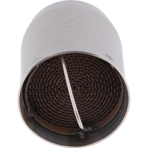 Stainless Steel 60mm Motorbike Racing Exhaust Can DB Killer Silencer Muffler Baffles