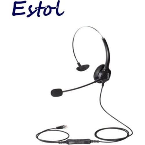 HD voice Hion For600 RJ9 Crystal QD cable Monaural Single ear call center headset,telephone earphone,VoIP Phone headphone