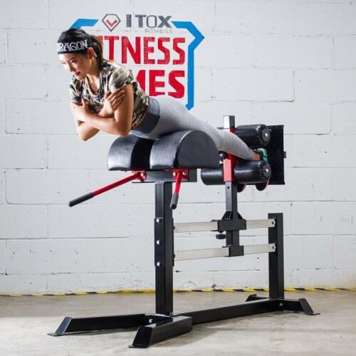 Commercial Roman Chair Multifunctional Waist Back Abdominal Muscle Goat Stretching Hips Waist Strength Training Exercise Workout