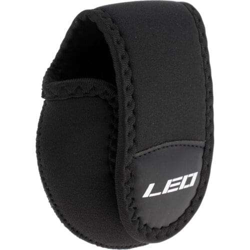 Soft Neoprene Reel Pouch Baitcasting Fishing Reel Bag Protective Cover