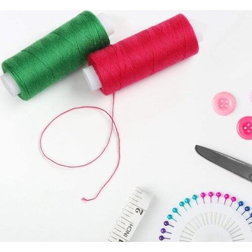 Sewing Thread Set 100 Colour 250Yd Each Spool Polyester Thread Kit for Hand or Machine Sewing