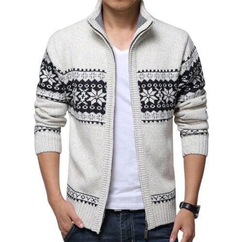 2020 New Fashion Brand Sweaters Men Cardigan Thick Slim Fit Jumpers Knitwear Top Grade Winter Korean Style Casual Mens Clothes