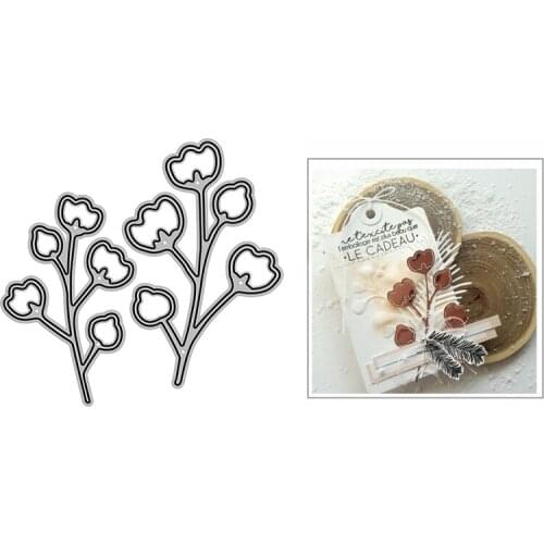 New Dainty Kapok Flower Craft Embossing Mold 2021 Metal Cutting Dies for DIY Decorative Scrapbooking Album Card Making No Stamps