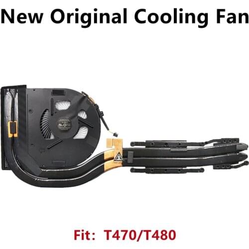 New Original For Lenovo ThinkPad T470 T480 Heatsink CPU Cooler Cooling Fan Discrete Graphics FRU:01YR202 01YR201 01YR200