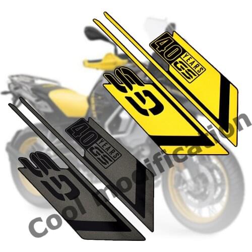 Motorcycle Front Fairing Sticker For BMW R1250GS R 1250 GS LC 40 Years 2017-2021 Reflective PVC Waterproof Body Decal Case