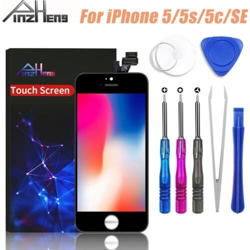 PINZHENG 100% AAAA Quality LCD Screen For iPhone 5S 5 SE 5C Screen LCD Display Digitizer Touch Module 5S SE Screens Replacement