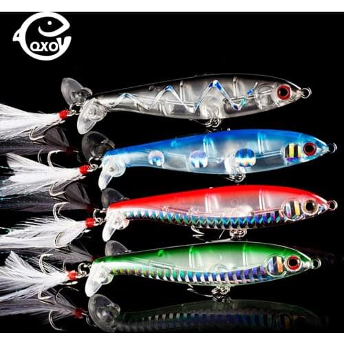 QXO 4pcs/Lot Fishing Lures Minnow 9cm 12g Winter Artificial Bait Goods For Fishing Ice Sea Hard Wobbler For Trolling Squid Jigs