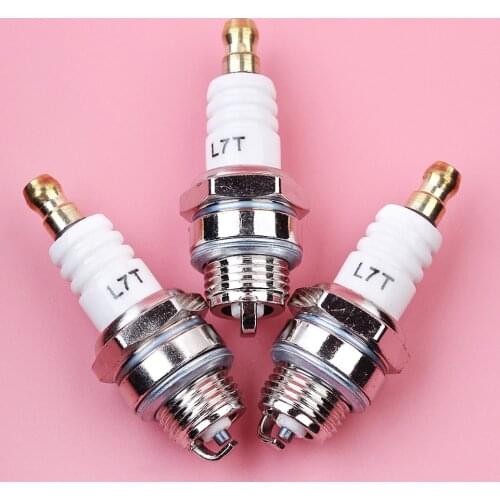 3pcs/lot Spark Plug For Briggs Stratton Engine Motor Trimmer Lawn Mower Spare Parts L7T
