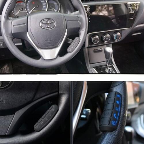 Universal Car Steering Wheel Remote Control Buttons LED DVD Wireless Controller