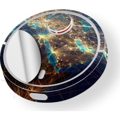 Provide Customized Custom Vinyl Universe Sticker for xiaomi Robot Robotic SDJQR02RR Vacuum Cleaner Skin Spare Parts Accessories