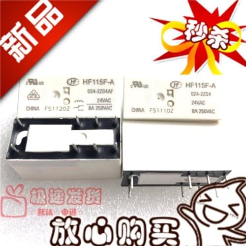 Off-the-Shelf HF115F-A 024-2ZS424VAC Second Section II Closed 024-2ZS4 Relay