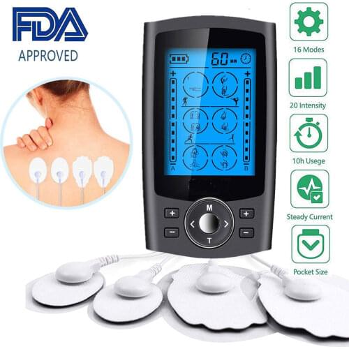 24 Modes Health Care Full Body Massage Electric EMS Muscle Stimulator Electrode TENS Unit Pulse Meridians Physiotherapy Machine