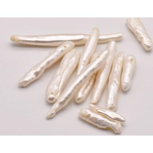 5 Pcs/Lot 30mm*12Mm Natural Baroque Pearl Irregular Shape Crafts Making Earrings Accessories Diy Making Jewelry JA0015