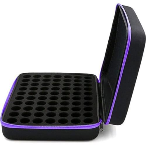 70 Bottles 15 ml Perfume Oil Essential Oil Box Essential Oil Case Travel Portable Carrying Holder Nail Polish Storage Bag