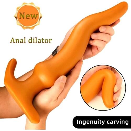 New Super Soft Silicone Huge Anal Plug Adult Erotic Toy Anus Dilator G spot Masturbator Large Dildo Woman Men for Sex Toys