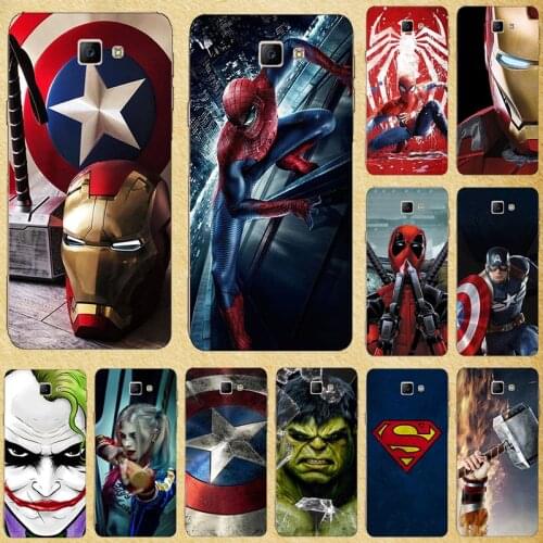 Super Hero Phone Case Cover For Samsung J7 Prime 2 G611F G611 Case 2018 Funda for Samsung J7 Prime SM-G610F On7 2016 VG6100 Bags