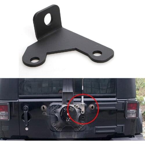 Chuang Qian Antenna Mount Bracket Holder Factory Spare Tire Carrier For Jeep Wrangler Unlimited Rubicon Liberty Sahara JK JKU