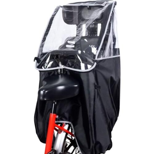 Breathable Bike Children Rear Seat Water-repellent Cover Outdoor Pocketable Shield Sand Proof Windproof Seat Protection