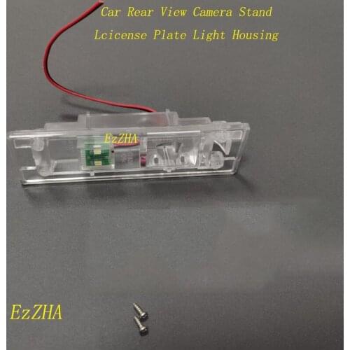 EzZHA Car Rear View Camera Bracket License Plate Lights Housing For BMW 1 Series Z4 E81 E87 E89 F12 F13 F20 F21 116i 120i 135i
