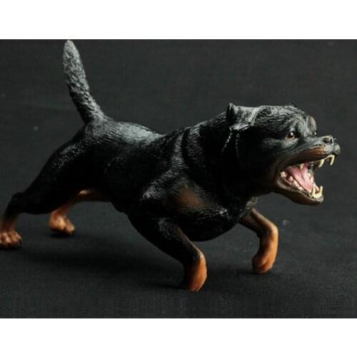 Rottweiler Dog Simulation Model Animals Kids Toys Children Educational Props Farm Animals Pet Kids Toys Desktop Figurine