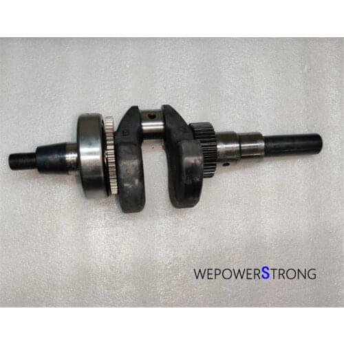 Key Straight Crankshaft Assy. With Bearing and Gears Assembled Fits On 173F 178F 186F 192F Diesel Engine For Multi Purpose