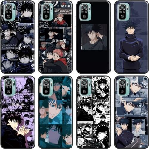 Jujutsu Kaisen Fushiguro Megumi Soft Case For Redmi 9A 8A 7A 6A 9 9C Cover For Xiaomi Redmi Note 9 10 Pro 8 7 6 8T 9S K40