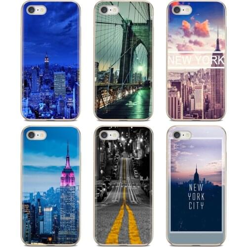 For Huawei P8 P9 P10 P20 P30 P Smart 2019 Honor Mate 9 10 20 8X 7A 7C Pro Lite New York City Landscape Soft Shell Case