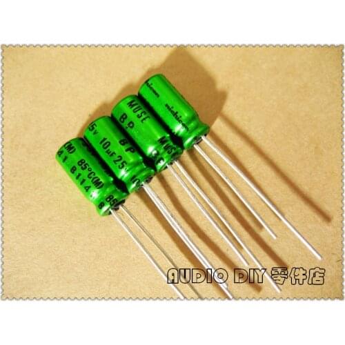 20PCS/100PCS Nichicon MUSE BP (ES) 10uF 25V 25v10uf Audio Non-Polar Electrolytic Capacitor