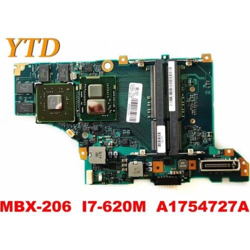 Original for SONY MBX-206 Laptop motherboard MBX-206 I7-620M A1754727A tested good free shipping