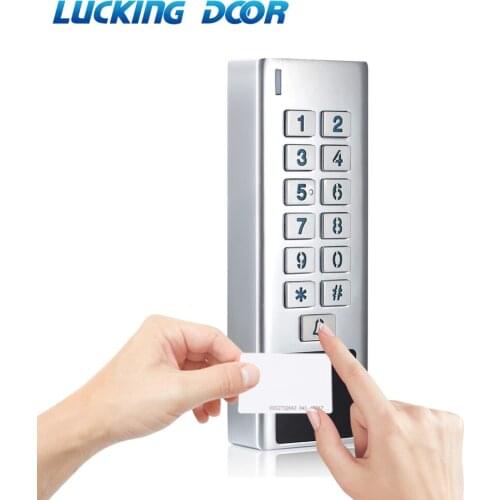 Zinc-alloy RFID Door Access Control Waterproof IP67 Reader WG input output Access Control Outdoor usewith doorbell 1500 User