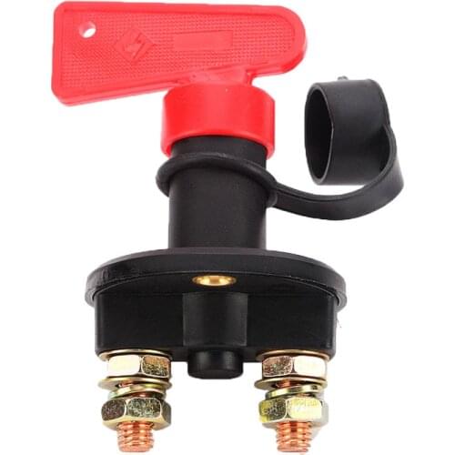Rotary Battery Disconnect Switch Isolator Cut OFF Battery Power Switch DC 12-24V/150A ON/OFF for Car Boat Marine Van Truck