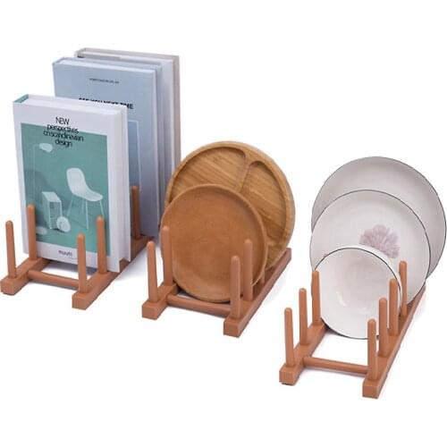 Detachable Dish Rack Plastic ABS Dish Drainer Drying Kitchen Rack Organizer Plate Storage Tray Shelf Multipurpose And Bookshelf