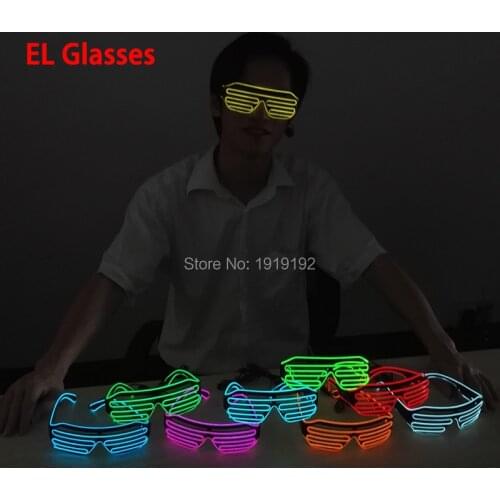 Sound Control Flashing EL LED Glasses Luminous Party Lighting Colorful Glowing Classic Toys For Dance DJ,Party Mask