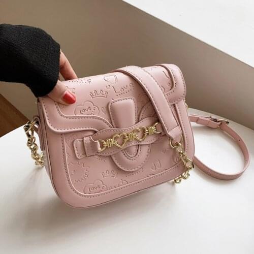 Vintage Women Flap Casual Shoulder Bags Fashion Cartoon Printing Cross body Bag Elegant Lady Messenger Bag Saddle Bolso Mujer