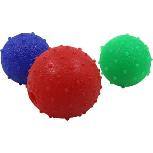 1PC Candy Color Pet Thorn Ball Dog Bite Resistant Ball Molar Puzzle Dog Toy Human-Dog Interaction Sounding Toy Pet Supplies