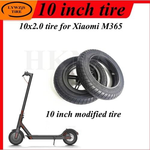 10 Inches 10x2.0 Tire for Xiaomi M365 Electric Scooter 8 1/2x2 Upgrade Tyre Inflation Wheel Tubes Outer Tires
