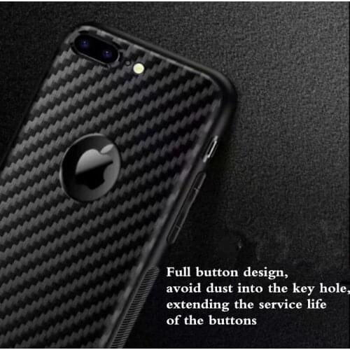 100pcs/lot Carbon Fiber Grain Soft TPU Phone Bags For Samsung A8S A9 Pro A6 Plus A6S A7 2019 Back Phone Cover Case
