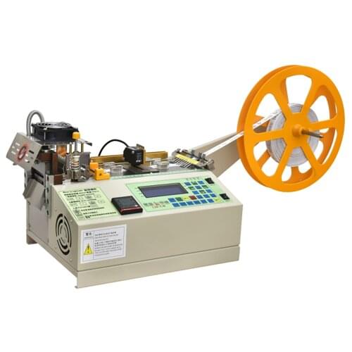 120 electronic eye trademark cutting machine Cold and hot cutting Infrared Positioning Trademark Tape Woven Label Cloth Label