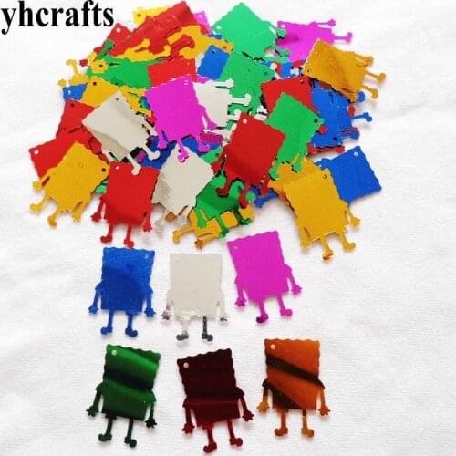 20gram/Lot 20x28mm Cartoon baby sequins.Craft material Kindergarten arts and crafts Intelligence Creative activity item Kids diy