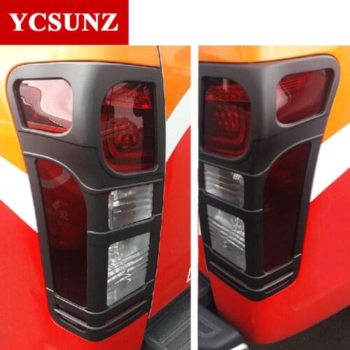 2012-2019 For ISUZU D-MAX Accessories Matte Black Rear Lamp Cover Strip Trim Surround For Isuzu d-max Parts Ycsunz