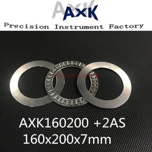 2019 Real Thrust Needle Roller Bearing Axk160200 +2as 160x200x7 Mm Brand New