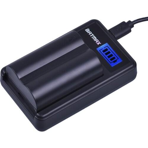 1Pc PS-BLM1 BLM-1 BLM-01 PSBLM1 BLM1 Camera Battery +LCD USB Charger for Olympus E-300 E-330 E-500 E-510 C-5060 C-7070 C-808