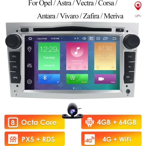 2Din 7inch 4G ROM Android 10 Car Radio for opel Vauxhall Holden Astra H Vectra Antara Zafira Corsa Vivaro Meriva Dvd Player