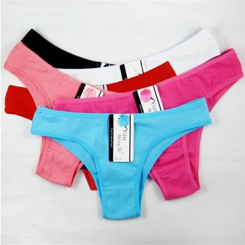 Free shipping 5pcs/lot Womens cotton panties womens paragraph cotton bikini panties sexy womens cotton triangle panties 86378