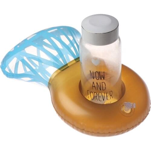 Diamond ring Floating Cup Holder Pool Swim Ring Water Toys Party Boats Baby Pool Toys Inflatable Drink Holders