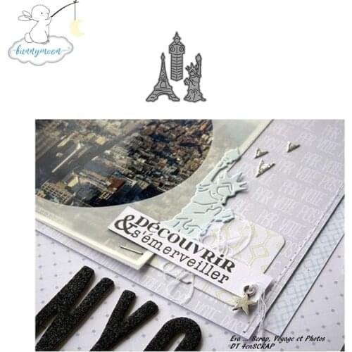CH Paris tower Metal cutting dies stencil Greeting Card Decoration DIY Scrapbooking Scrapbook Paper Photo