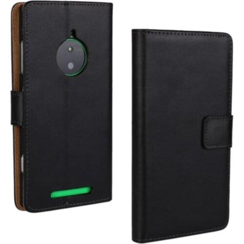 Genuine Leather Wallet Flip Cover Case for Nokia Lumia 830 730 n730 with Card Slots Holder